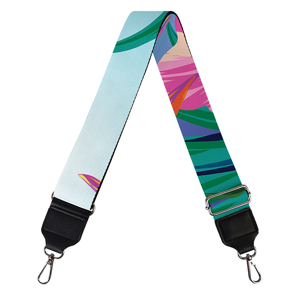 Hawaiian Aloha Flower Print Bag Strap