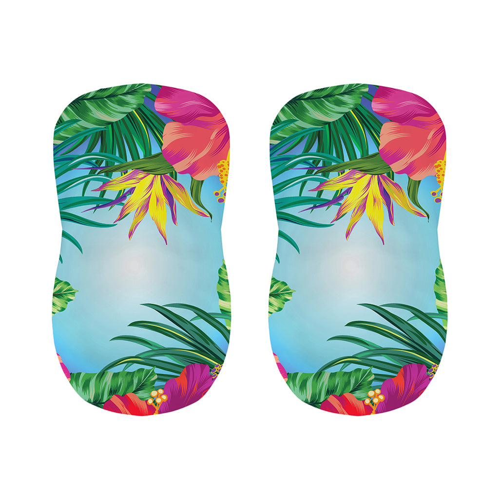 Hawaiian Aloha Flower Print Bar Stool Covers