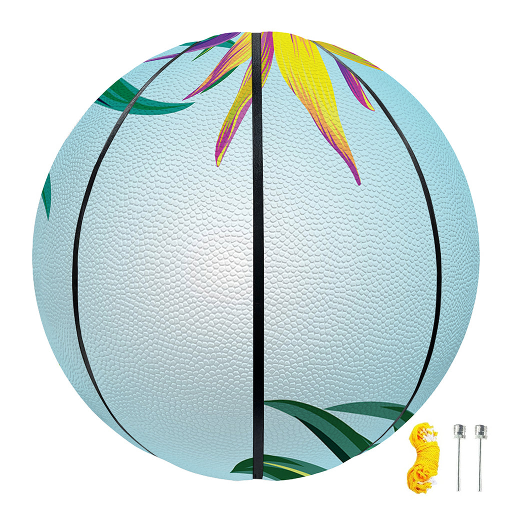 Hawaiian Aloha Flower Print Basketball