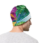 Hawaiian Aloha Flower Print Beanie