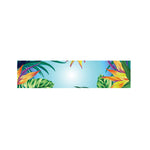 Hawaiian Aloha Flower Print Bed Runner