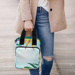 Hawaiian Aloha Flower Print Bible Tote Bag