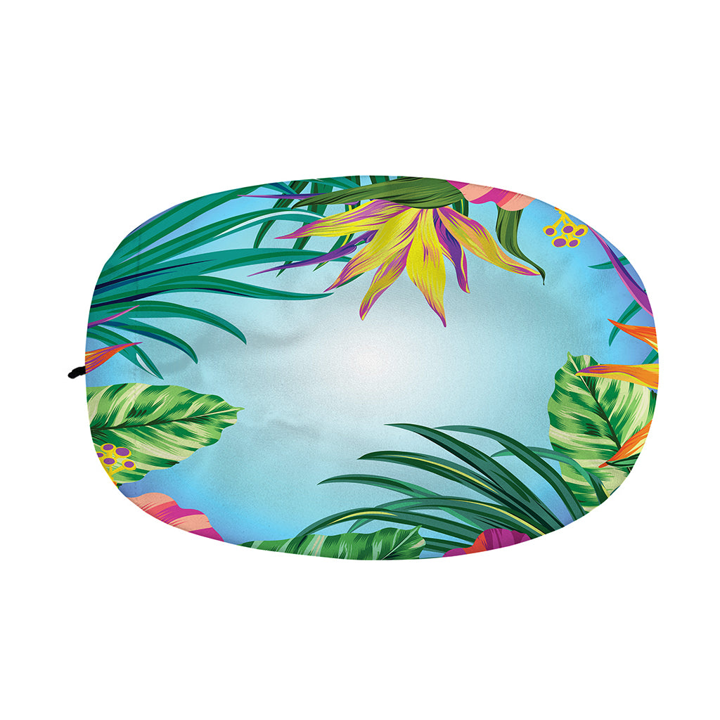 Hawaiian Aloha Flower Print Car Side Mirror Covers