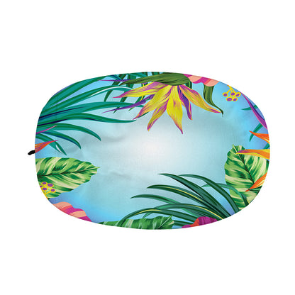 Hawaiian Aloha Flower Print Car Side Mirror Covers