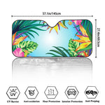 Hawaiian Aloha Flower Print Car Windshield Sun Shade