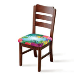 Hawaiian Aloha Flower Print Chair Cushion Cover