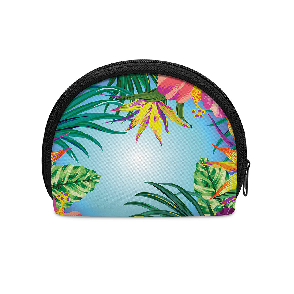 Hawaiian Aloha Flower Print Coin Purse