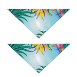 Hawaiian Aloha Flower Print Dog Bandana