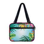 Hawaiian Aloha Flower Print Double Strap Bible Bag