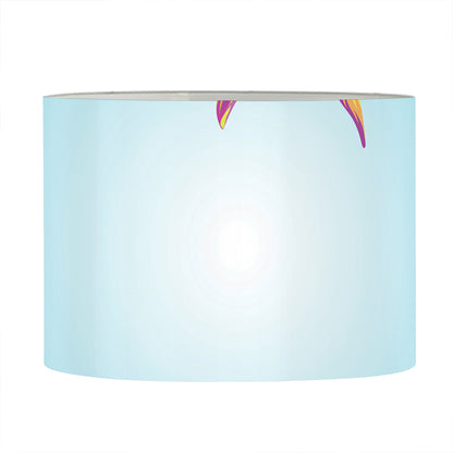 Hawaiian Aloha Flower Print Drum Lamp Shade