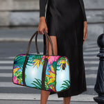 Hawaiian Aloha Flower Print Duffle Bag