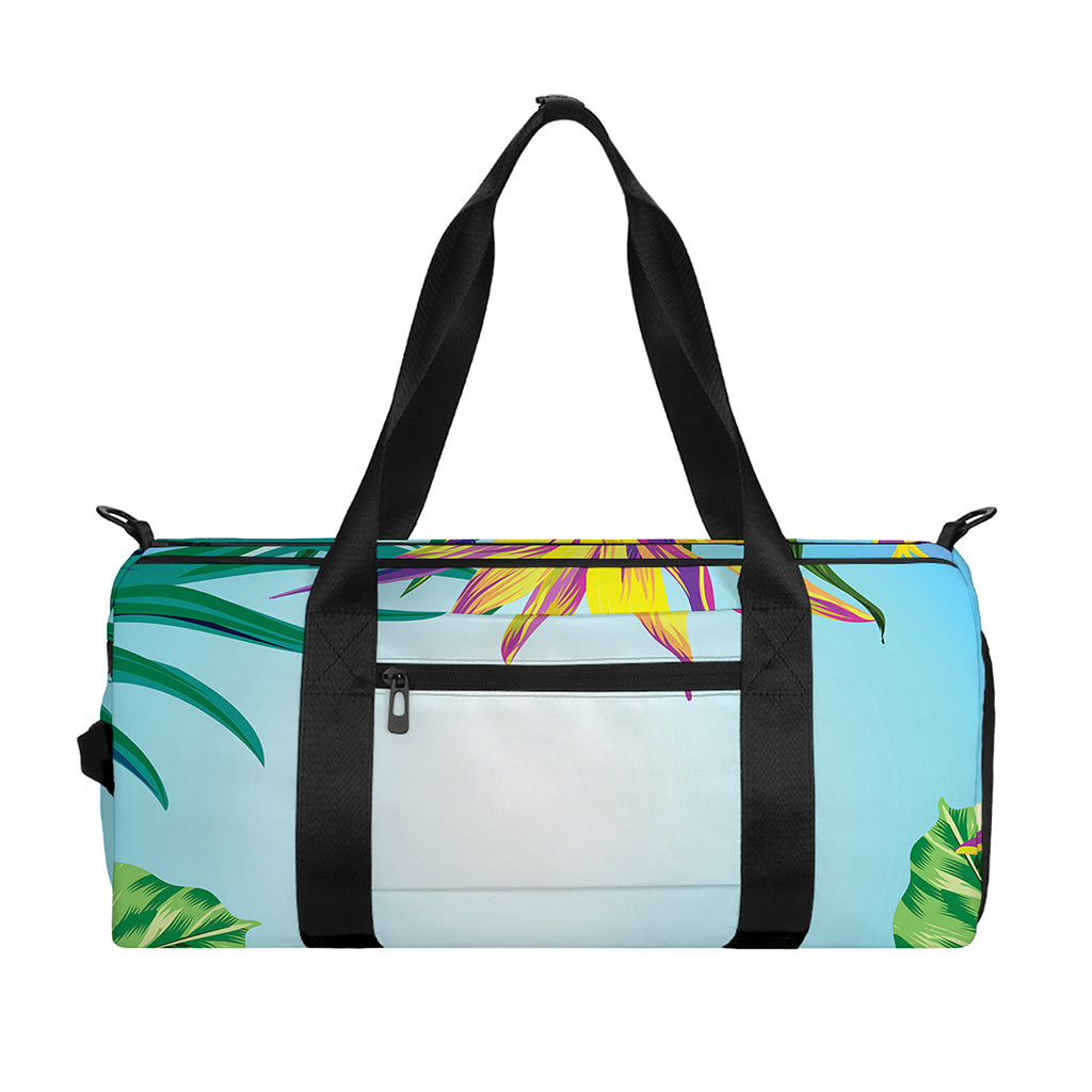 Hawaiian Aloha Flower Print Gym Bag