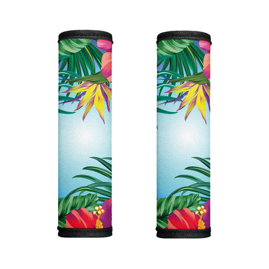 Hawaiian Aloha Flower Print Handle Covers