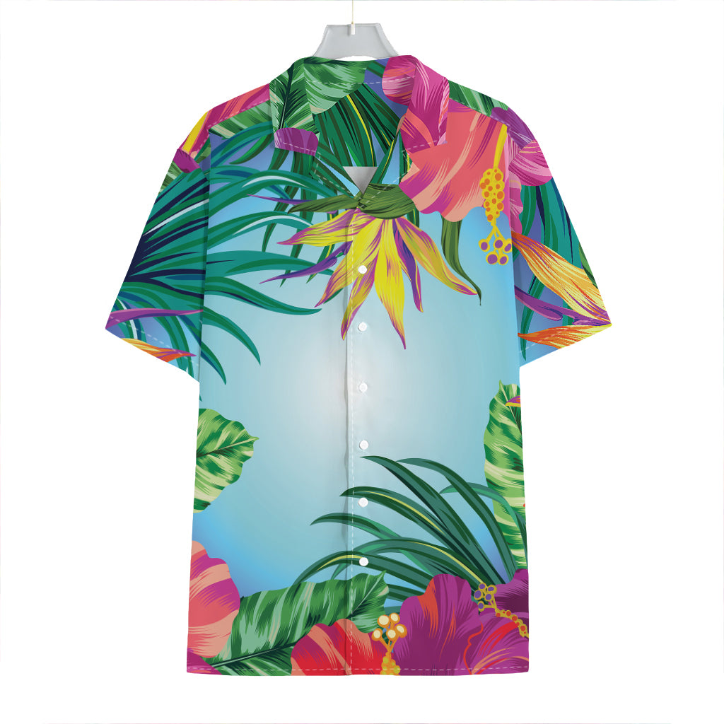 Hawaiian Aloha Flower Print Hawaiian Shirt