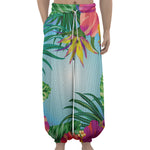 Hawaiian Aloha Flower Print Lantern Pants