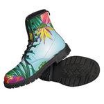 Hawaiian Aloha Flower Print Backpack