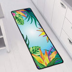 Hawaiian Aloha Flower Print Long Kitchen Mat