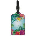 Hawaiian Aloha Flower Print Luggage Tag