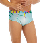 Hawaiian Aloha Flower Print Men's Briefs