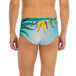 Hawaiian Aloha Flower Print Men's Briefs