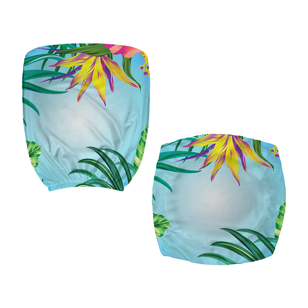 Hawaiian Aloha Flower Print Office Chair Cover