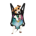Hawaiian Aloha Flower Print Pet Carrier Backpack