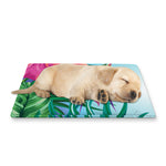 Hawaiian Aloha Flower Print Pet Cooling Mat Cover