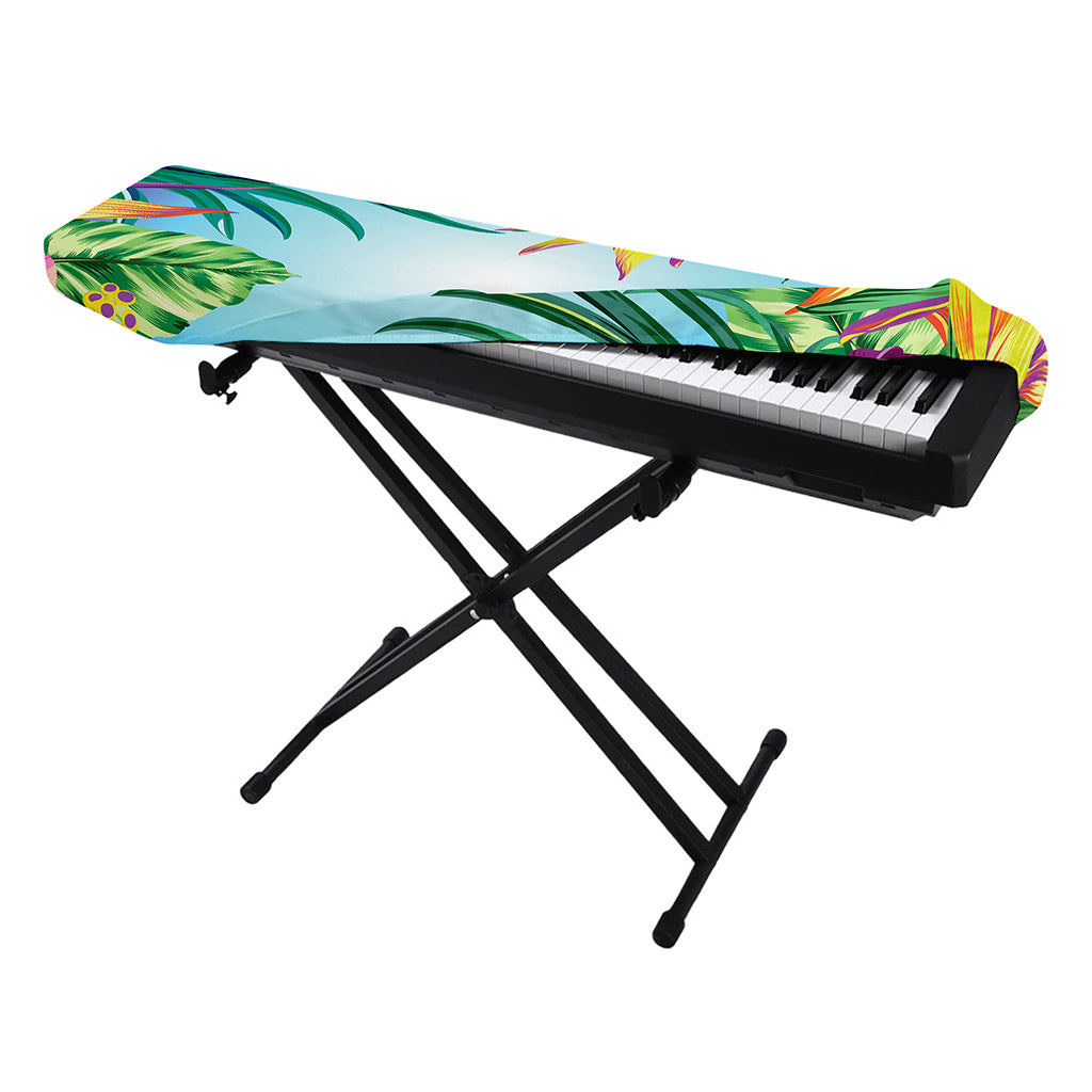 Hawaiian Aloha Flower Print Piano Keyboard Cover