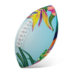 Hawaiian Aloha Flower Print Rugby Ball