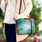 Hawaiian Aloha Flower Print Shoulder Strap Bible Bag