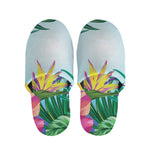 Hawaiian Aloha Flower Print Slippers