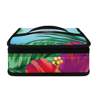 Hawaiian Aloha Flower Print Small Lunch Bag