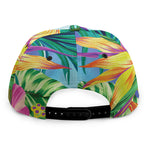 Hawaiian Aloha Flower Print Snapback Cap