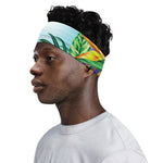 Hawaiian Aloha Flower Print Sports Headband
