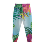 Hawaiian Aloha Flower Print Sweatpants
