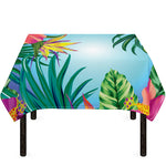Hawaiian Aloha Flower Print Tablecloth