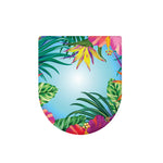 Hawaiian Aloha Flower Print Toilet Lid Cover