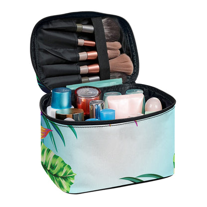 Hawaiian Aloha Flower Print Travel Makeup Bag