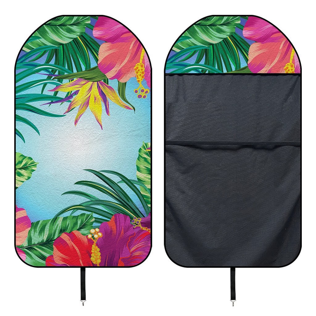 Hawaiian Aloha Flower Print Waterproof Car Seat Cover