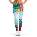 Hawaiian Aloha Flower Print Women's Leggings