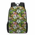 Hawaiian Aloha Tropical Pattern Print 17 Inch Backpack