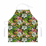Hawaiian Aloha Tropical Pattern Print Adjustable Apron