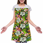 Hawaiian Aloha Tropical Pattern Print Adjustable Apron
