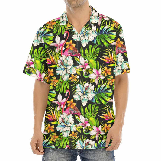 Hawaiian Aloha Tropical Pattern Print Aloha Shirt