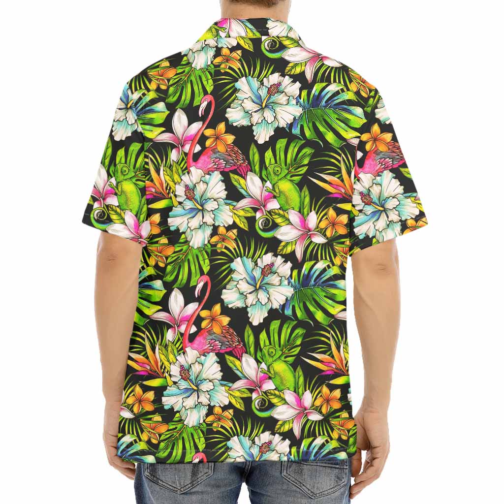 Hawaiian Aloha Tropical Pattern Print Aloha Shirt