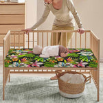 Hawaiian Aloha Tropical Pattern Print Baby Crib Sheet