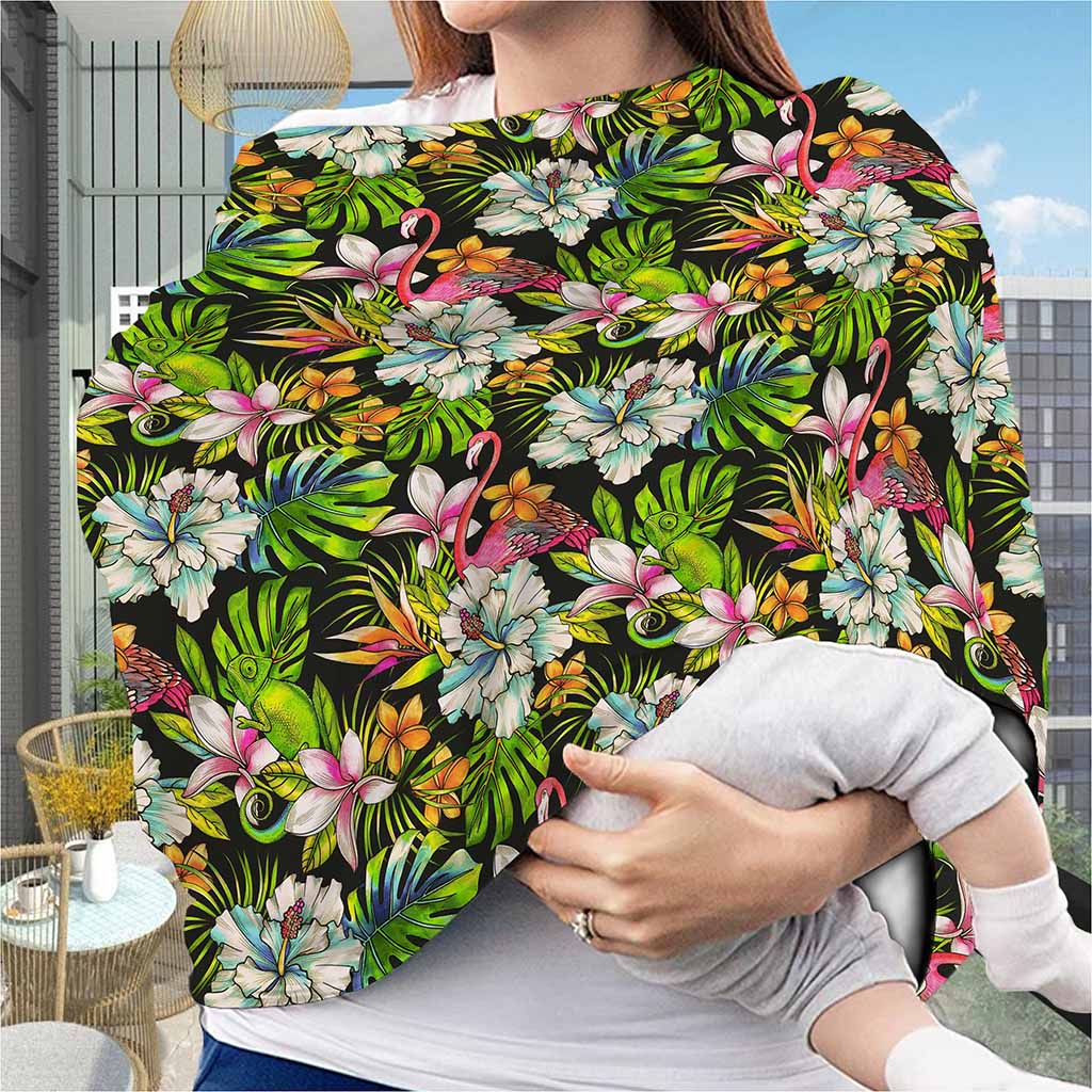 Hawaiian Aloha Tropical Pattern Print Baby Seat Cover