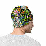 Hawaiian Aloha Tropical Pattern Print Beanie