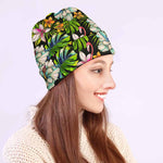 Hawaiian Aloha Tropical Pattern Print Beanie