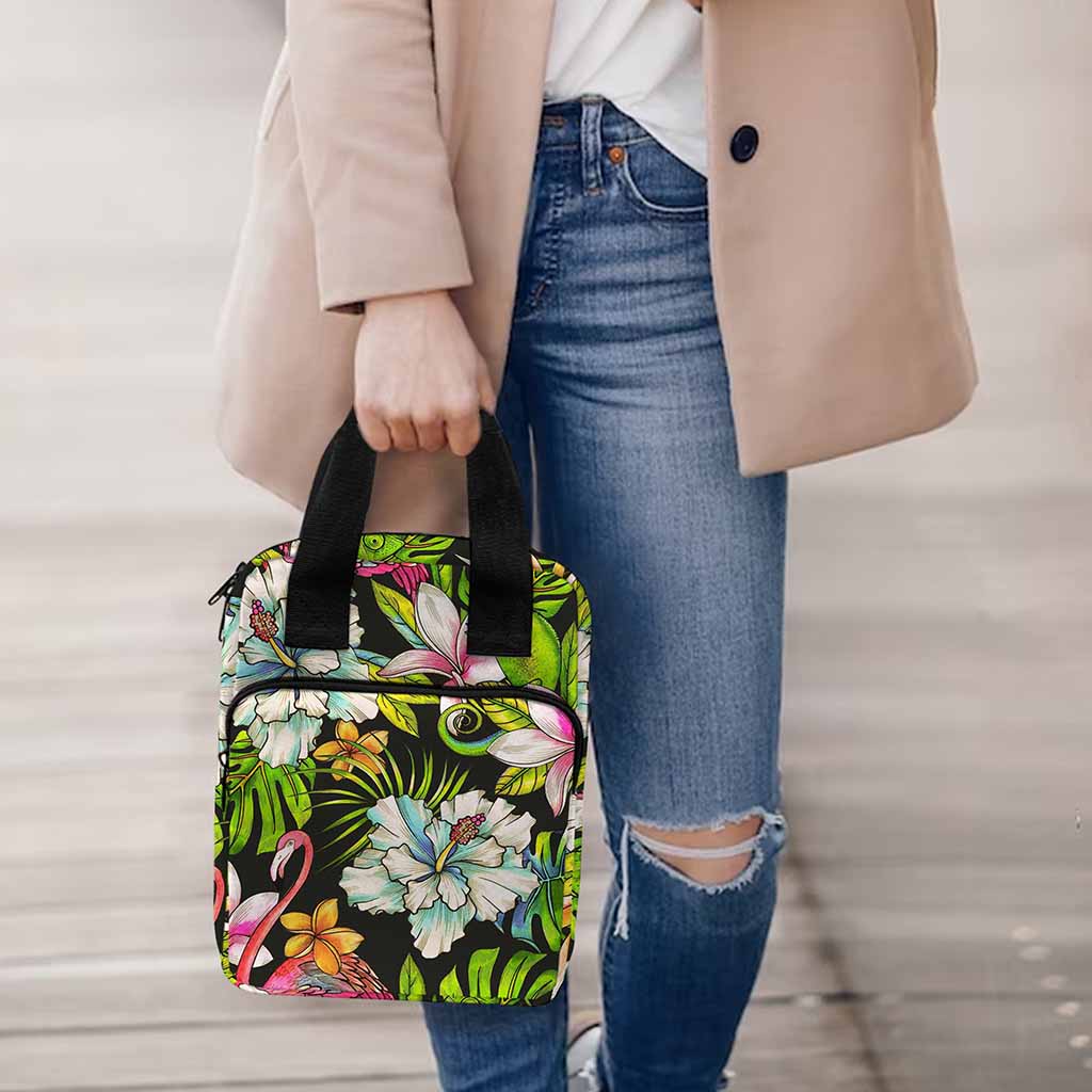 Hawaiian Aloha Tropical Pattern Print Bible Tote Bag